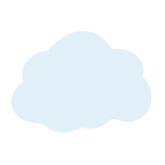 Blue cloud illustration