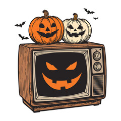 Retro Halloween Design vintage design