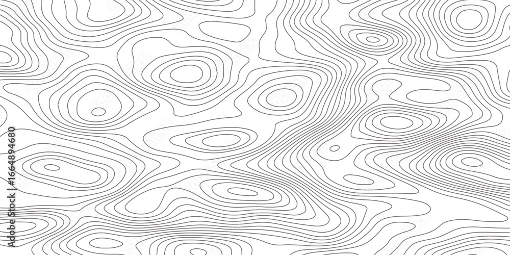 Poster abstract design with seamless pattern with lines topographic map. geographic mountain relief. retro 