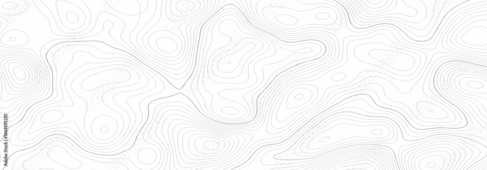 Poster abstract design with seamless pattern with lines topographic map. geographic mountain relief. retro 