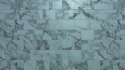 Elegant Teal Marble Tile Wall Texture Background