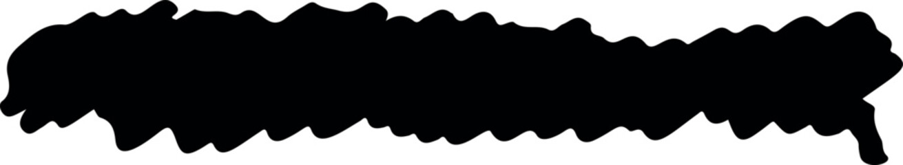 Obraz premium Ink pen stroke smudge streak