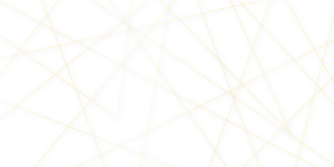 Abstract gold lines on transparent background. random chaotic lines abstract geometric patterns of modern design. geometric design created using light colorful digital net web line technology.