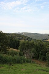 Obraz premium View of the Ore Mountains in the Czech Republic