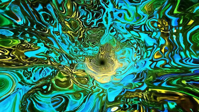 Digital Fractal Transition Use fractal patterns to morph into the next scene, great for innovative and abstract brands