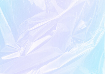 Creased acetate sheet, grainy background