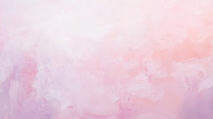 Fototapeta premium A soft, abstract painting featuring a blend of pink and lavender hues, creating a calming and serene atmosphere.