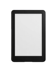 A black rectangular e-reader