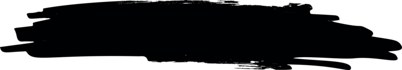 Ink brush stroke rough design