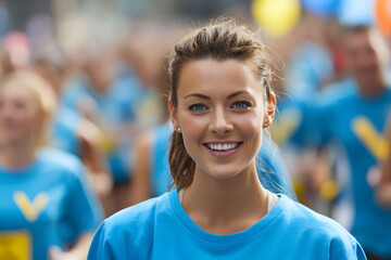 Charity run to raise awareness and funds for hunger relief - encouraging community support and participation.