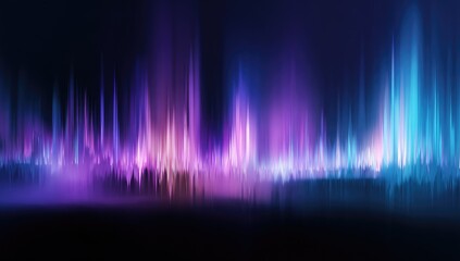 Obraz premium Abstract vibrant glowing vertical lines
