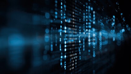 Abstract digital matrix display