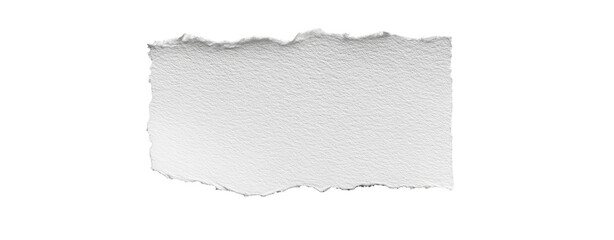 Ripped white paper