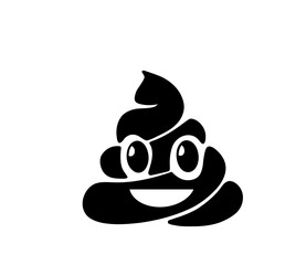 Pile of Poop Sticker Icon