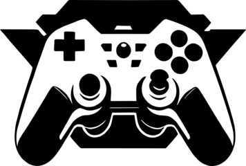 Minimalist Gaming Remote Icon for Entertainment and E sports Branding