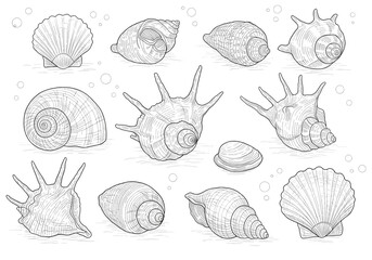 Intricate Zentangle Hedgehog Illustrations A Collection of 12 Unique Designs for Licensing isolated on transparent background