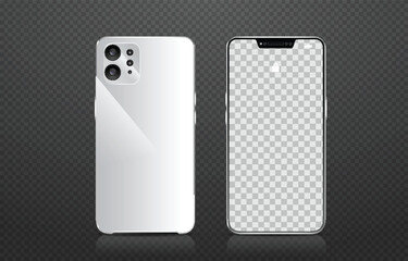 vecteezy_mobile phone_generic silver_NN0423