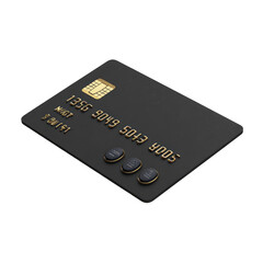 Dark gray credit card angled view (1)
