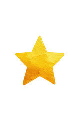 Obraz premium Gold star graphic, stylized, vibrant yellow