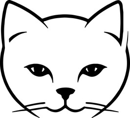 Creative Cat Graphic Element for Innovative Brand Identity