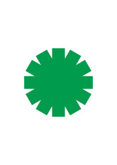Green Starburst Symbol