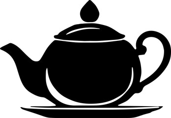 Minimalist Tea Cup Set Icon for Beverage and Hospitality Branding