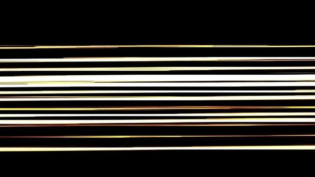 Technical difficulties screen showing horizontal signal interference and light distortion, please stand by for broadcast