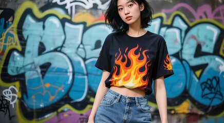Fototapeta premium Flame fashion