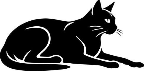 Creative Cat Graphic Element for Innovative Brand Identity