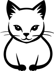 Creative Cat Graphic Element for Innovative Brand Identity