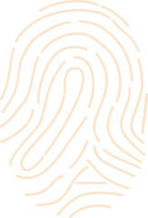 Detailed fingerprint pattern illustrating unique identification and security