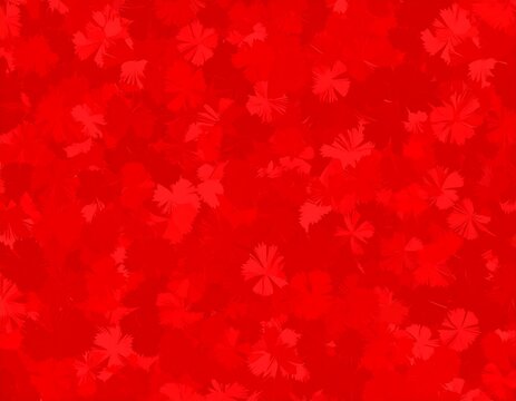 Abstract red flower pattern - Powered by Adobe