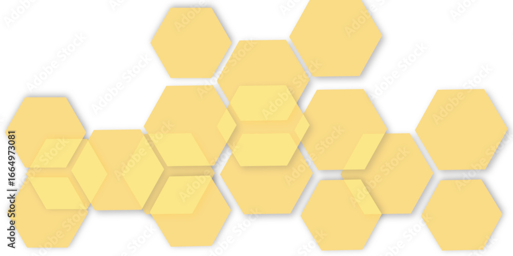 Poster abstract color technology hexagon texture background. futuristic 3d technology hexagon background. u