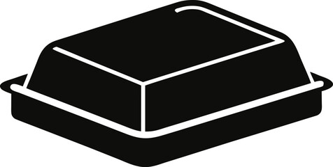 Wooden Butter Mold Silhouette Clean Minimal Flat