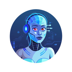 Face cartoon head fashion art design hair glasses