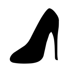 Woman Shoes Silhouette Vector