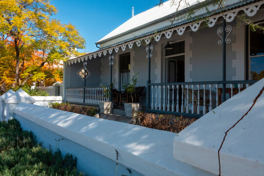 Victorian cottage, with intricate fretwork, Prince Albert.