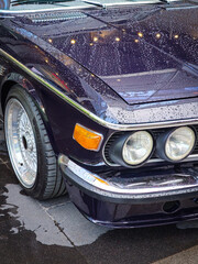 classic car headlight