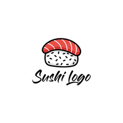 Simple Japan Sushi Logo Design