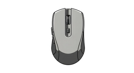 computer mouse on white background