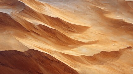 Aerial View of Sand Dunes Textured Desert Landscape nature background arid