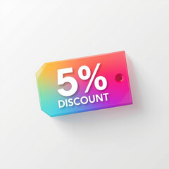 sale sign on a pink background