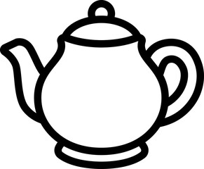Obraz premium Teapot Line Icon