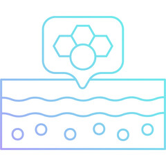 Gradient Collagen Icon