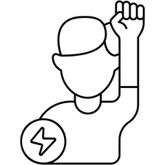Line Art Energy Icon