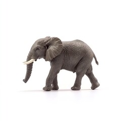 Obraz premium Photo of Elephant Isolated on white background, high qualit