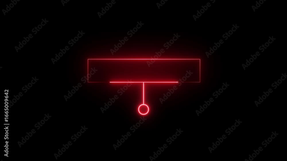 Fototapete animated glowing callout elements and hud graphics. neon callout elements designed for text highligh