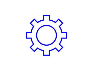 gear icon vector illustration