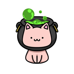 [Halloween Edition] Cauldron - Sphinx cat
