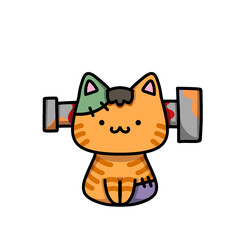 [Halloween Edition] Frankenstein - Ginger cat